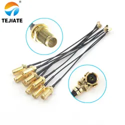 5 - Pack SMA Female to uFL Antenna Coax Adapter Assembly with RG178 Pigtail Cable - 8CM (RP - SMA Female)