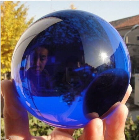 

A 40180mm Stand huge Rare Natural Quartz Blue Crystal Healing Ball Sphere (0601)