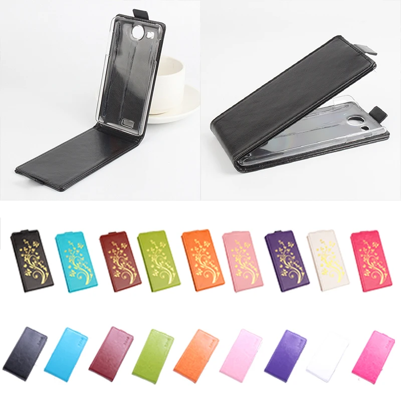 

High Quality For Alcatel One Touch Idol Ultra OT 6033 6033X Case Leather Flip For Alcatel OT6033 Cover Shell Golden Flowers