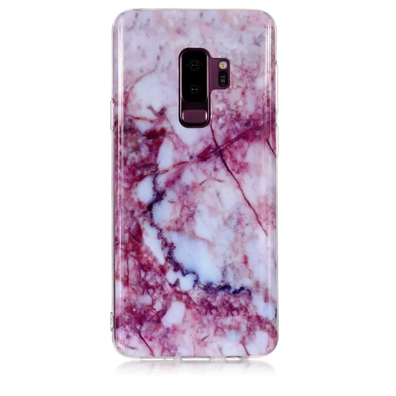 Цветной мраморный чехол для Samsung S6 S7 Edge силиконовый samsung S8 S9 Plus из ТПУ резиновый