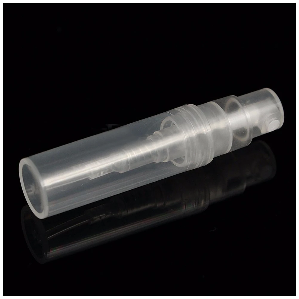 

YOST-50 x 2ml Plastic Travel Spray Bottle Empty Transparent Perfume Atomizer New
