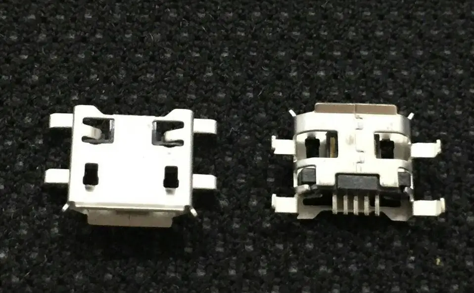 100 шт. разъем Micro USB 5pin 0,72 мм тяжелая пластина B типа имеет керлинг сторона гнездовой разъем для мобильного мини USB ремонт телефона планшета