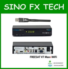 freesat V7 MAX DVB-S2 Satellite TV Receiver PowerVu auto roll Biss Key Support Youtube CCcam Newcamd Wifi freesat V7 MAX