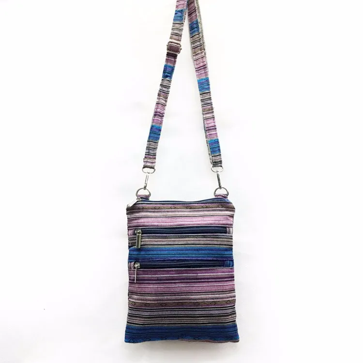 Bohemian Ripped Looking Crossbody Shoulder Sling Razor Cut Purse Handbag (10)