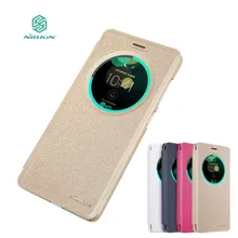 Nillkin For Asus Zenfone 3 Deluxe ZS570KL Case Sparkle Luxury Open Window PU Leather Case For Asus ZS570KL Flip Phone Cases Nillkin For Asus Zenfone 3 Deluxe ZS570KL Case Sparkle Luxury Open Window PU Leather Case For Asus ZS570KL Flip Phone Cases
