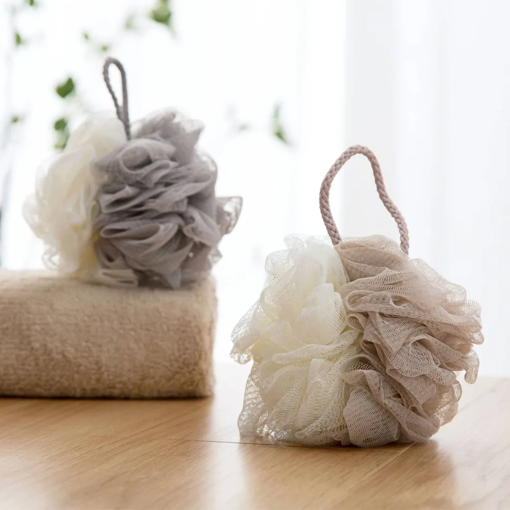 

Hangable Bath Flower Mesh Bath Washing body wisp Tool Accessory Body Wash Bath Ball Large Bath Sponge
