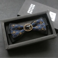 Стильный галстук, галстук жениха с бриллиантами, галстук-бабочка, свадебный подарок, Бабочка, пряжа, галстук-бабочка, мужские аксессуары, рубашка, галстук на голову