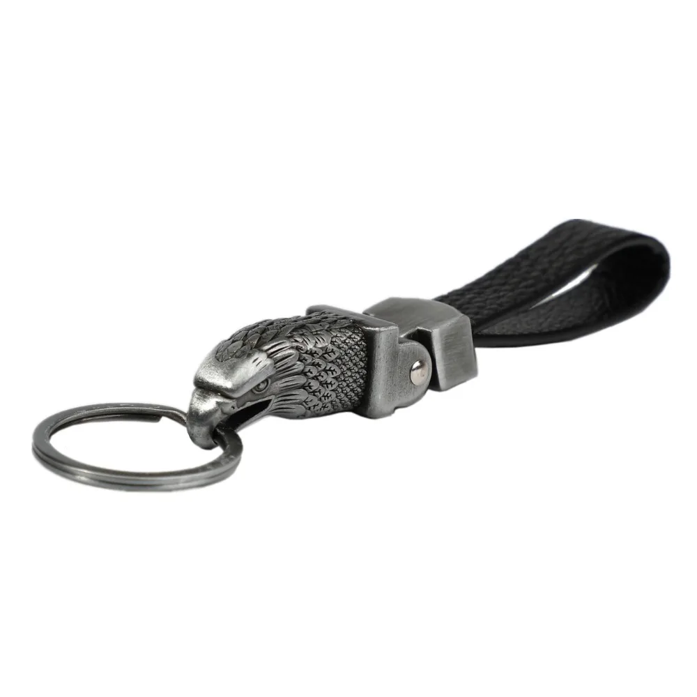 

eagle keychain genuine leather hawk car key chain key holder creative sleutelhanger chaveiro llaveros hombre free shipping