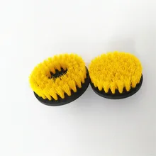 2 шт. насадка в виде щетки мощность сверло щетка Чистая щетка используется на электрической дрели для ковер на диван кожа пластик деревянный