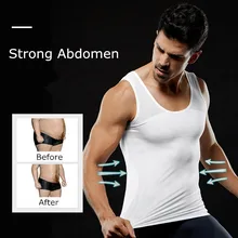 Мужской корсет ультра Лифт средство для похудения нижнее белье талии Cincher Shaper мужской контроль брюшной футболки осанка корректирующий жилет