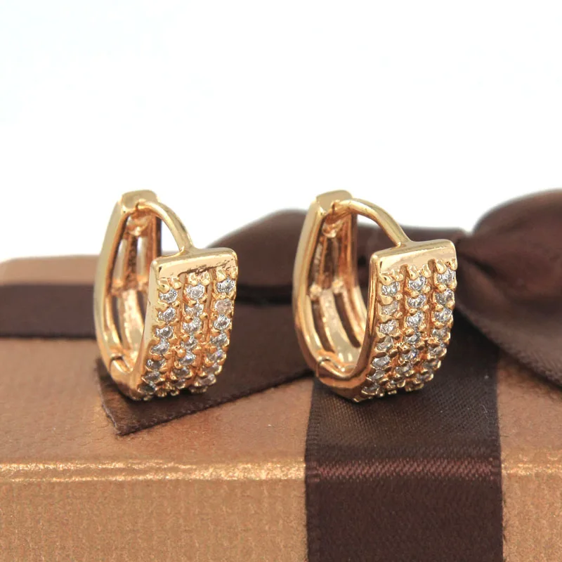 Золотые серьги кольца для женщин Boucle d'oreille Femmes Orecchini Donna Auskarai Brincos Oorbellen Earings Valentine