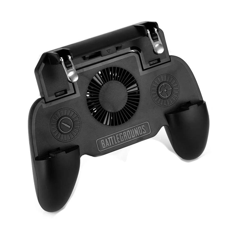 

Pubg Controller Gamepad Pubg Mobile Trigger L1R1 Shooter Joystick Game Pad Phone Holder Cooler Fan with 2000mAh Power Bank