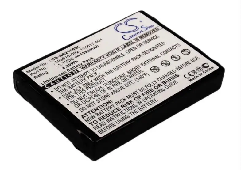 Аккумулятор Cameron Sino 1350mAh для HP Aero 2100 2115 2120 2130 2150 2160 2180 001 103285 002 103510 001|Цифровые