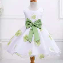 Лидер продаж года, стильное красивое платье с цветочным принтом для девочек на свадьбу, детское платье принцессы на день рождения, LM008