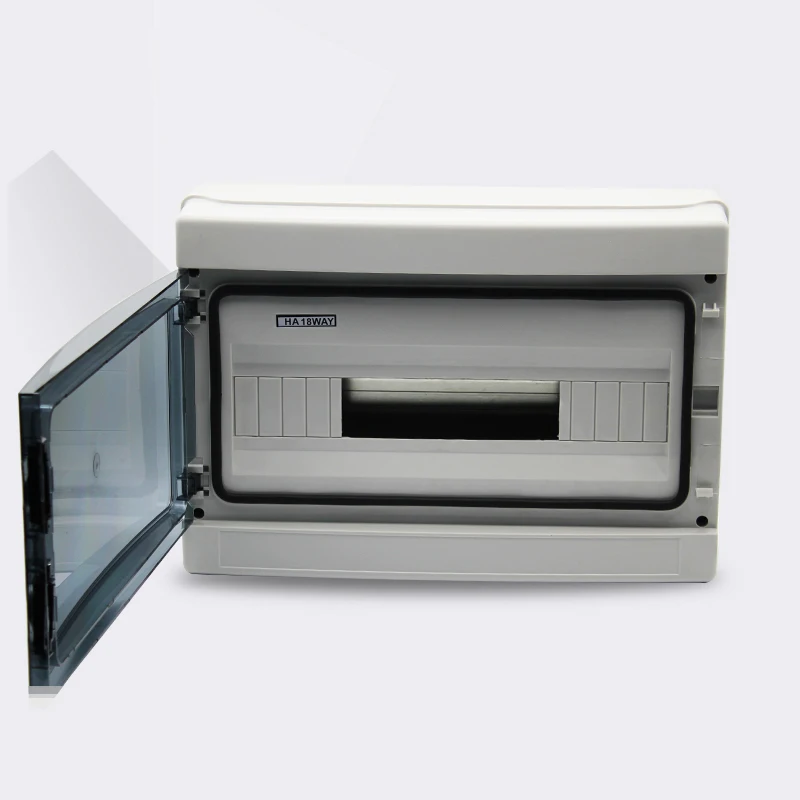 

HA 18 WAY WATERPROOF DISTRIBUTION BOX WITH DIN 18 PIN CIRCUIT BREAKER BOX FOR HOME LIGHTING BOX