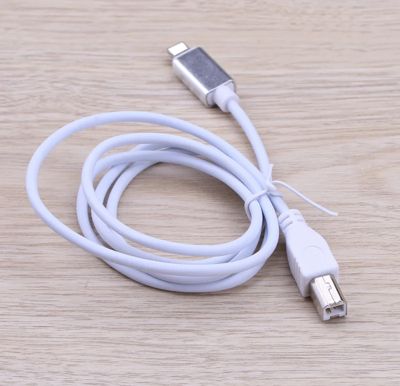 OTG кабель для IPhone MIDI usb type B инструмент клавиатура адаптер для IPhone X XS MAX XR 8 7 6 Электрический фортепиано аудио разъем