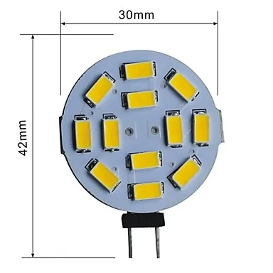 10x G4 2 Вт 12 SMD 5630 ЛМ 250-270LM Теплый Белый Точечные Светильники DC В | Лампы и освещение