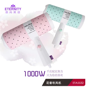 

Hair Dryer Floral Hair Dryer Mini Folding Travel Student Gift Cute Dormitory Thermostat Home Hair Dryer