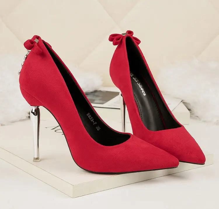 Свадебные туфли невесты; туфли на высоком каблуке со стразами пикантные женские лодочки женская обувь высокий каблук туфли на шпильке женские туфли-лодочки красного цвета на высоком каблуке; sapatos mulher