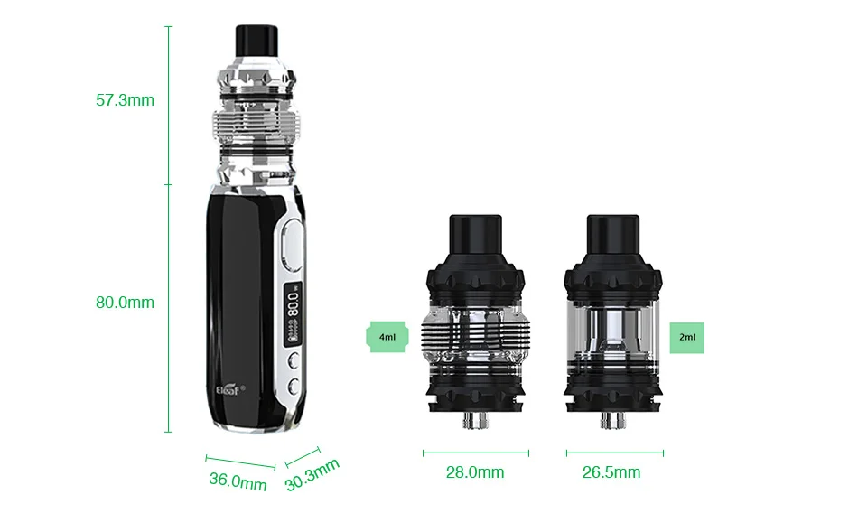 Eleaf iStick Rim 80W Kit with Melo 5 3000mAh