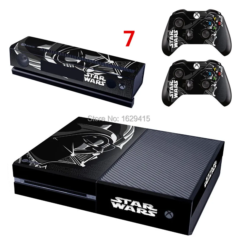 

IVY QUEEN Star War Protective Vinyl Decal Skin Stickers For Microsoft Xbox One Console + 2 Pcs Controller Stickers + Kinect