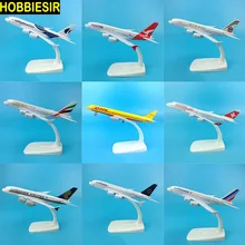 16 см 1:400 масштаб самолет Airbus A340 A380 Boeing B777 B747 модель самолета W база сплав самолет коллекция подарок игрушка для детей