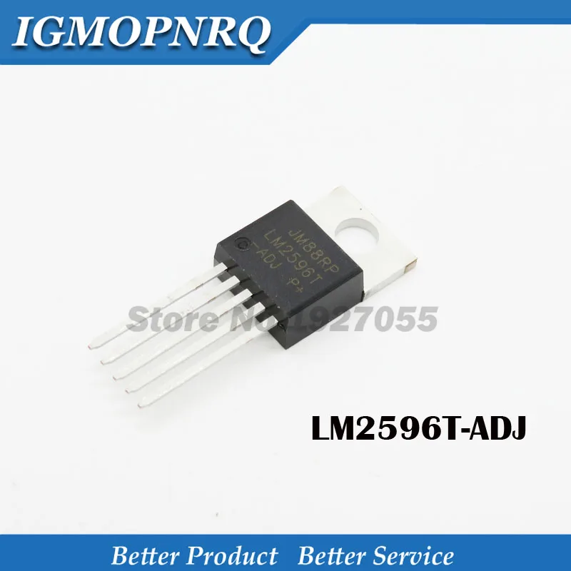 

10pcs LM2596T-ADJ LM2596T LM2596 2596T-ADJ Voltage regulator DC - DC adjustable step-down switching voltage stabilizer TO -220-5