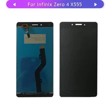 ЖК-дисплей для Infinix Zero 4X555, сенсорный экран в сборе, стеклянная панель, дигитайзер, сенсорный датчик, замена для Infinix X555