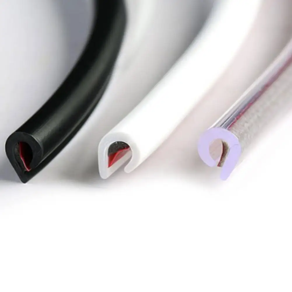 

5M Moulding Trim Strip Car Door Anti-Scratch Protector Edge Soft Guard Cover