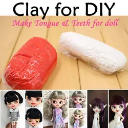 Настроить DIY Блит кукла глина для изготовления языка куклы и зубы костюм для Блит, Ледяной, BJD, PULLIP