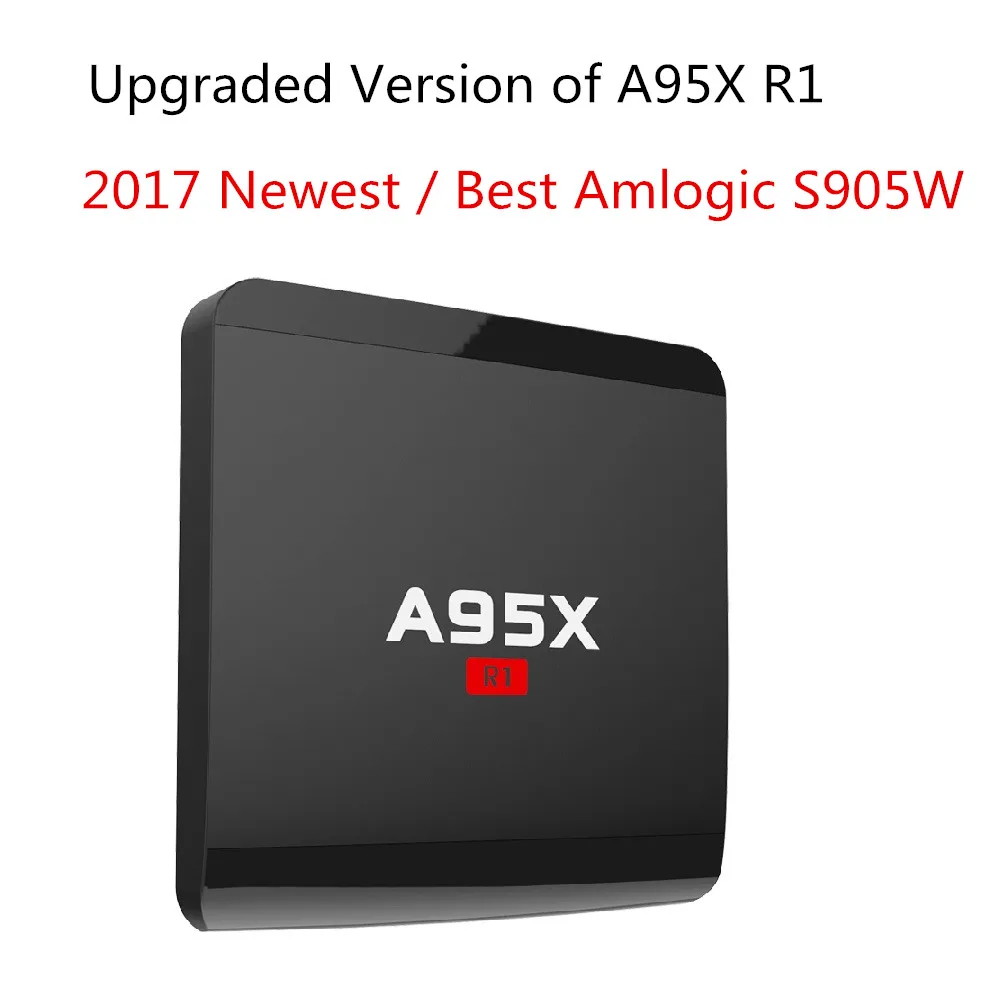 A95X R1 ТВ Box Amlogic S905W Смарт Android 7 1 Декодер каналов кабельного телевидения 1G 8G 2G/16G 2 4