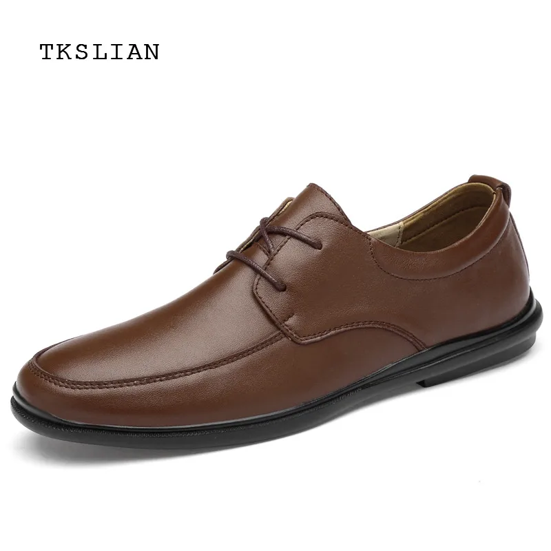 

Mens leather shoes dress men business footwear casual fashion Formal shoes male comfortable lace-up rubber non-slip brown black