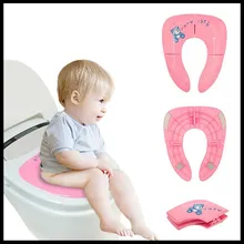 Commode пеленальные колодки Детские Путешествия складывающийся горшок Сиденье Портативный складной детский горшок сиденье Подушка обучение-30