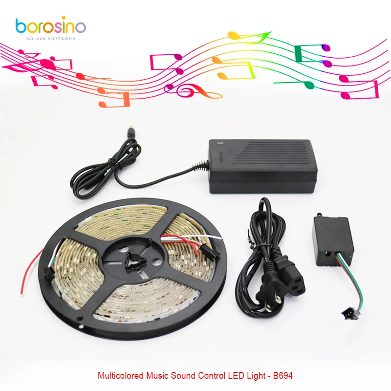 

Multi Color Voice Sound Music Control Flexible LED Light Balloon Decoration Lamp Light B694
