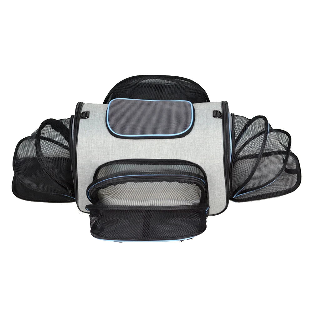 Pet carriers four sides expanded dog carriers pet car travel bag