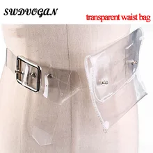 SW Прозрачная женская поясная сумка на пояс из искусственной кожи, Женская поясная сумка, сумки на плечо для девочек, сумки на пояс через плечо, Bolsos Mujer Y010