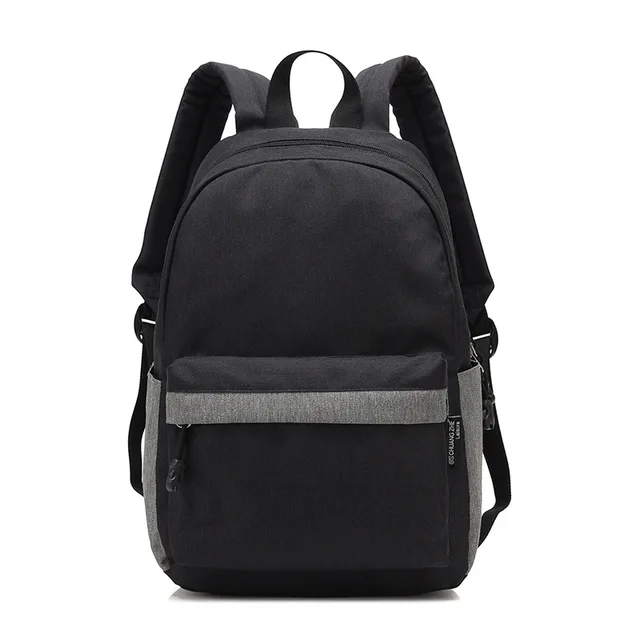 Hot Men Backpack Stylish College School Bags Black Laptop Backpack