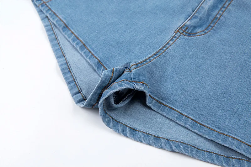 Для женщин пикантные выдалбливают кружево до джинсовый бандаж 2019 уличная сезон весна лето джинсовые короткие штаны с карманами