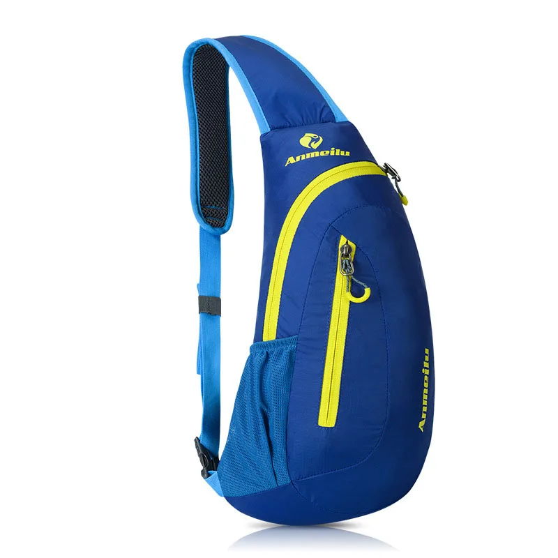8L Водонепроницаемая нейлоновая маленькая Спортивная нагрудная сумка, женская мужская сумка на одно плечо через плечо, сумка для улицы, рюкзак, 4 цвета