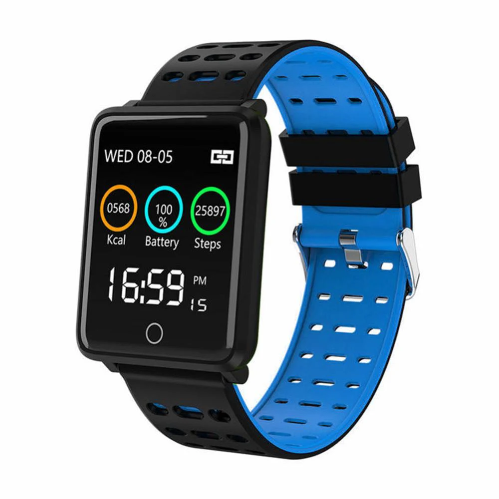 

F3 Smart Bracelet 1.44'' Color Screen IP68 Waterproof Heart Rate Blood Pressure Monitoring GPS Track Smart Watch For IOS Android