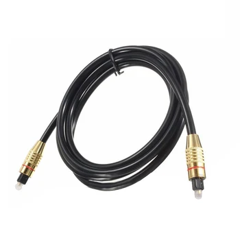 

TTKK 1.5 meter Digital Optical Cable Audio Video Spidif Toslink Optical Fiber Cable Black
