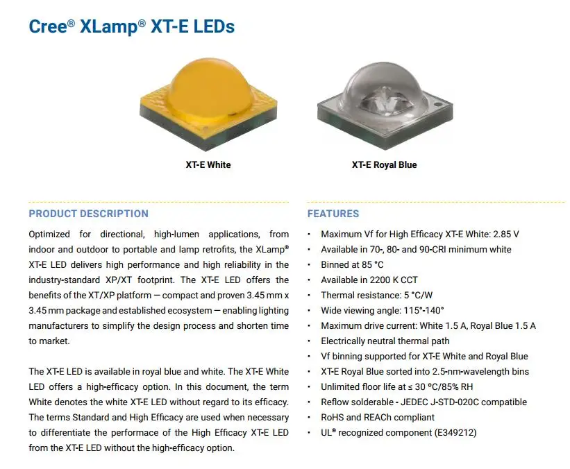 CREE XTE 100 Вт аквариумный риф DIY Высокая мощность Led на медной печатной плате