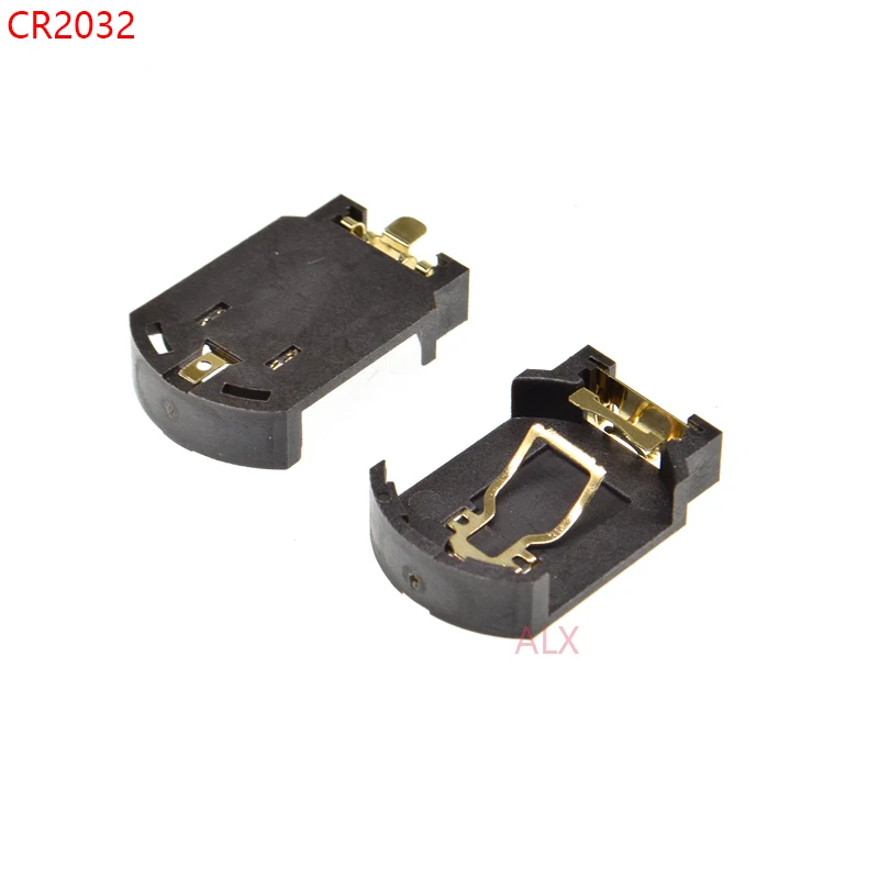 10 шт. Круглый держатель для монет SMD SMT CR2032 CR2025 чехол аккумулятора 3 в| |