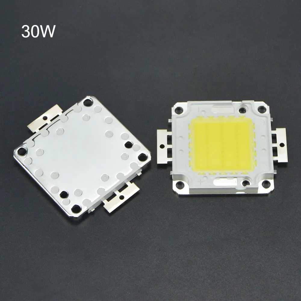 1 шт. ультра яркий 10 Вт 20 30 50 100 SMD встроенный чип COB светодиодный Ной лампы для