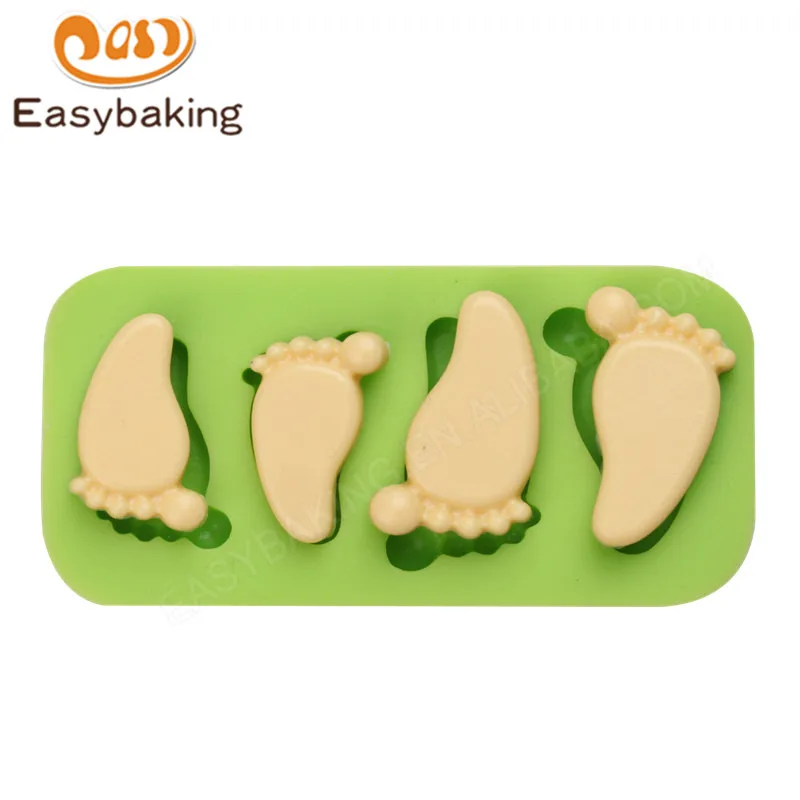 ES-1304 Feet series Silicone Molds for Fondant Cake Decorating
