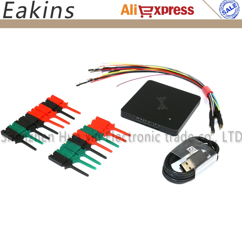 PC USB based Analog Virtual oscilloscope 16 CH Logic Analyzer Bandwidth