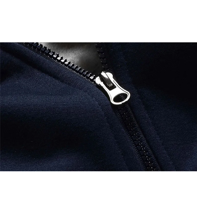 Fashion Men's Winter Sportswear M-5XL Hoodie Winter Warm Fleece Zipper Sweater Hiking Jacket Outwear new arrival #4n25 (12)
