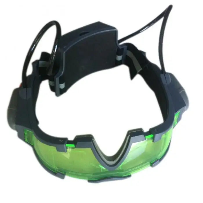 Очки ночного видения зеленый тонированный объектив СВЕТОДИОДНЫЙ фонарь для игр на открытом воздухе подарок AIC88