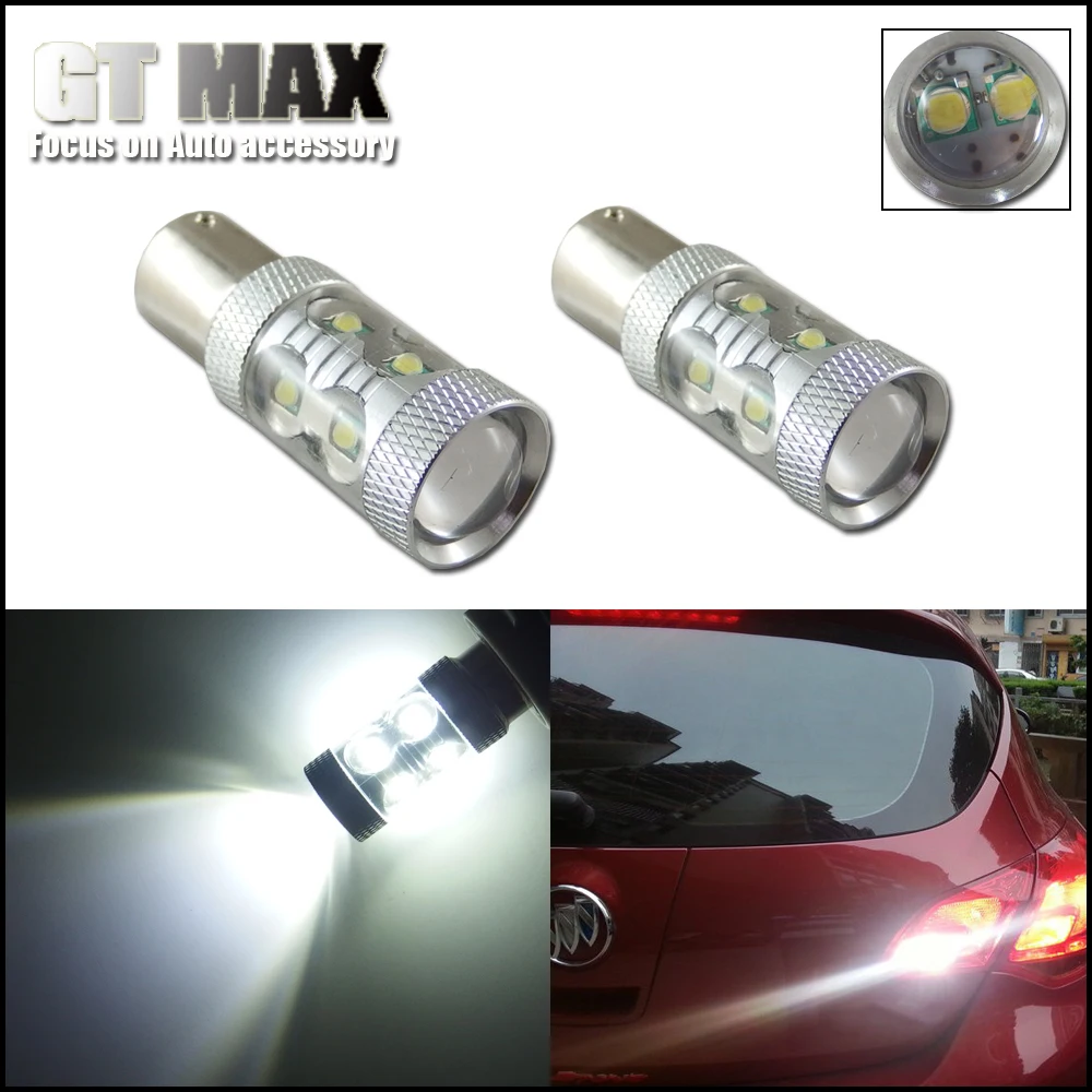 KaiDengZhe 1156 BA15S LED Brake Light Bulb, 12v P21W Red LED Built In - Foto 14