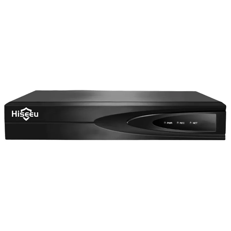 Hiseeu H.265 HEVC 8CH 16CH CCTV NVR для 5MP/4MP/3MP/2MP ONVIF 2,0 IP камера металлическая сетевая видеокамера P2P для системы видеонаблюдения